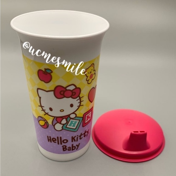 Tupperware Sanrio Baby Hello Kitty Sippy Cup/ Plate Set - Picture 3 of 7